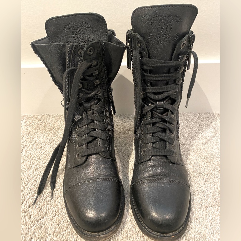 CHANEL Combat Boots
